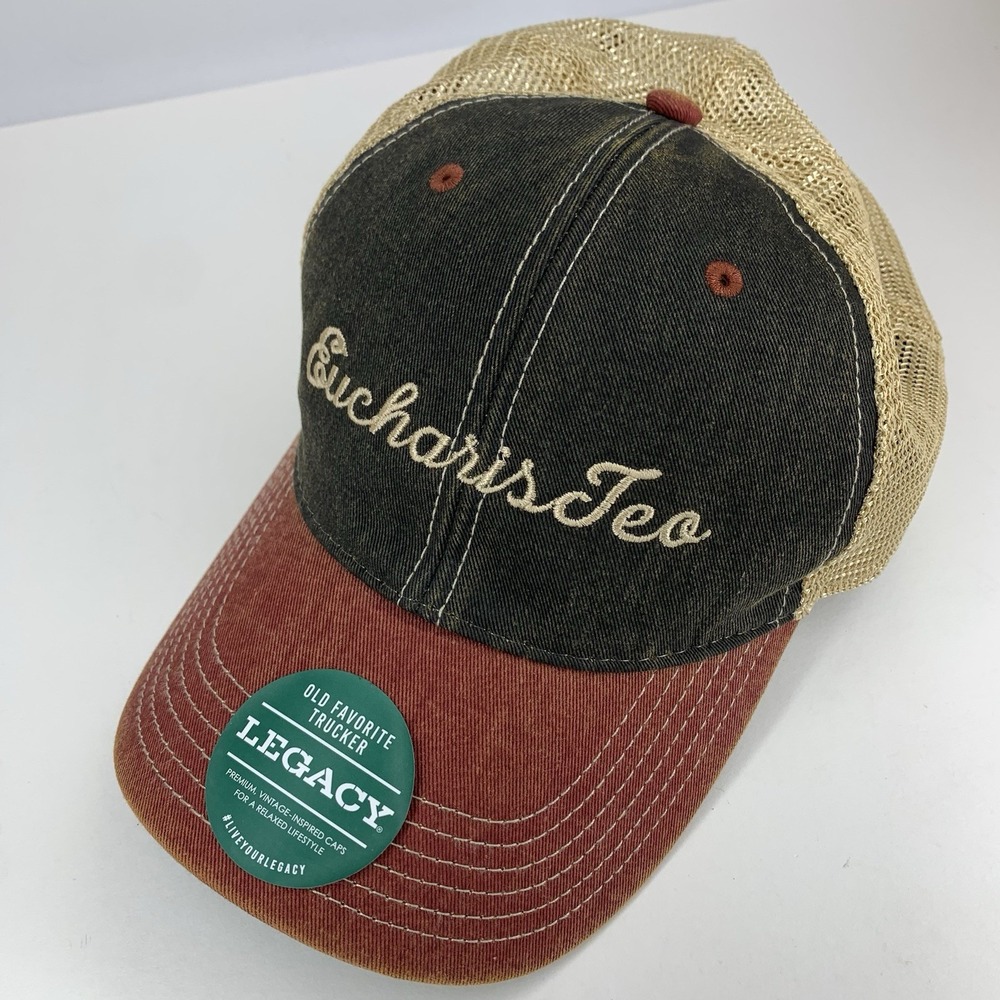Eucharisteo Hat Thankful Gratitude Mesh Adjustable Snapback Legacy Baseball Cap